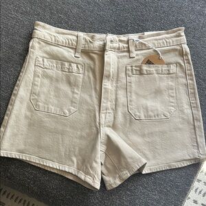 Just Black Tan Jean Shorts for Women